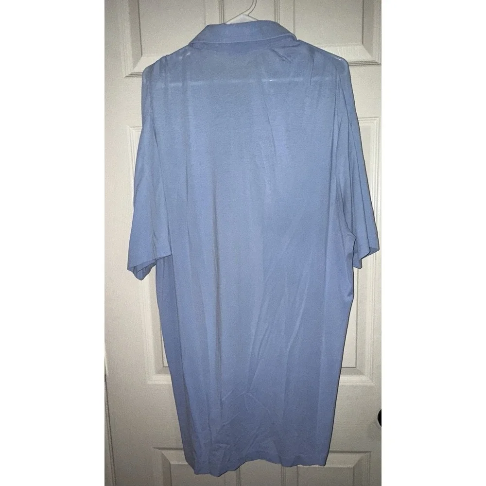 Polo Golf‎ Ralph Lauren Shirt Lisle Mens XL Stretch Blue  Short Sleeve